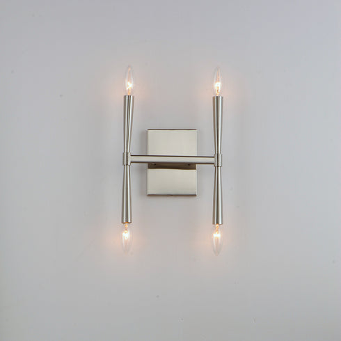 Maxim Rome Wall Sconce in Satin Nickel Finish Model: 24622SN