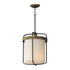 Maxim Ruffles Suspension Pendant in Black / Antique Brass Finish Model: 32653SWBKAB