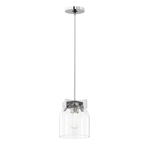 Maxim Scoop Single Pendant in Black Finish Model: 21230CLBK