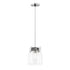 Maxim Scoop Single Pendant in Black Finish Model: 21230CLBK
