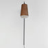 Maxim Scout Wall Sconce in Weathered Wood / Tan Leather Finish Model: 10096WWDTN
