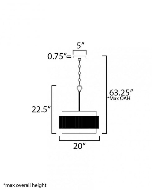 Maxim Seacliff Single Pendant in Natural Aged Brass Finish Model: 12813OFNAB