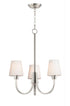 Maxim Shelter Chandelier in Satin Nickel Finish Model: 11823SWSN