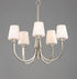 Maxim Shelter Chandelier in Satin Nickel Finish Model: 11825SWSN