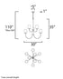 Maxim Shelter Chandelier in Satin Nickel Finish Model: 11826SWSN