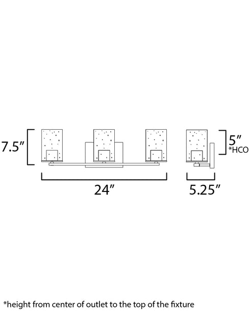 Maxim Sleek Bath Vanity in Satin Nickel Finish Model: 11843CDSN