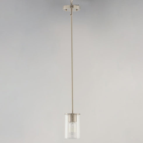 Maxim Sleek Mini Pendant in Satin Nickel Finish Model: 91840CDSN