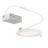 Maxim Slim Baffle Flush Mount in White Finish Model: 67725WTWT