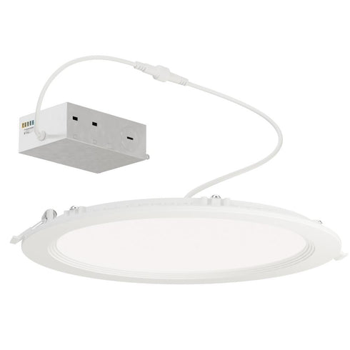 Maxim Slim Baffle Flush Mount in White Finish Model: 67729WTWT