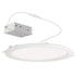 Maxim Slim Baffle Flush Mount in White Finish Model: 67729WTWT