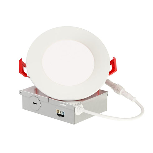 Maxim Slim Fire Flush Mount in White Finish Model: 67714WTWT