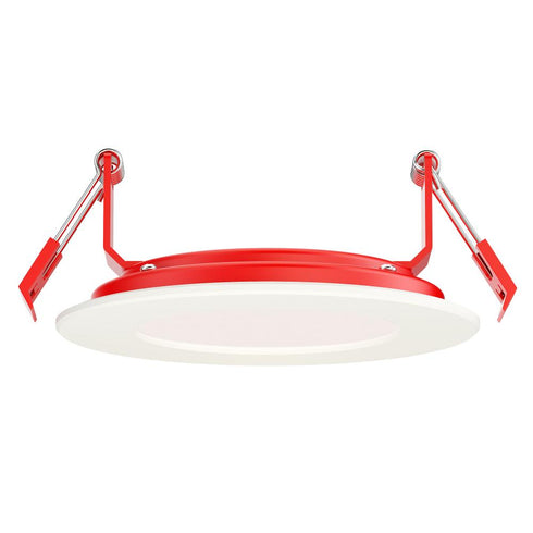 Maxim Slim Fire Flush Mount in White Finish Model: 67714WTWT