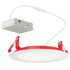 Maxim Slim Fire Flush Mount in White Finish Model: 67716WTWT