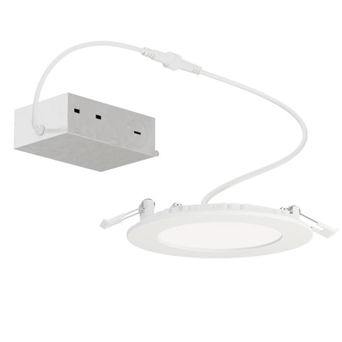 Maxim Slim Flush Mount in White Finish Model: 67704WTWT