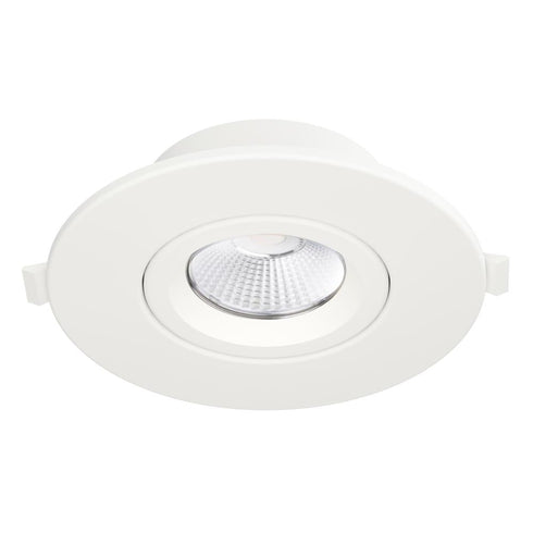 Maxim Slim Gimbal Flush Mount in White Finish Model: 67757WTWT