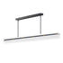 Maxim Spectre Linear Pendant in Black / Natural Aged Brass Finish Model: 21195CRBKNAB