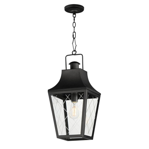 Maxim Storybook Outdoor Pendant in Black Finish Model: 30369CLBK