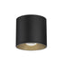 Maxim Stout Flush Mount in Black Finish Model: 86212BK