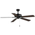 Maxim Super-Max Super Max Indoor Ceiling Fan in Black Finish Model: 88935BK