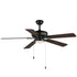 Maxim Super-Max Super Max Indoor Ceiling Fan in Black Finish Model: 88937BK