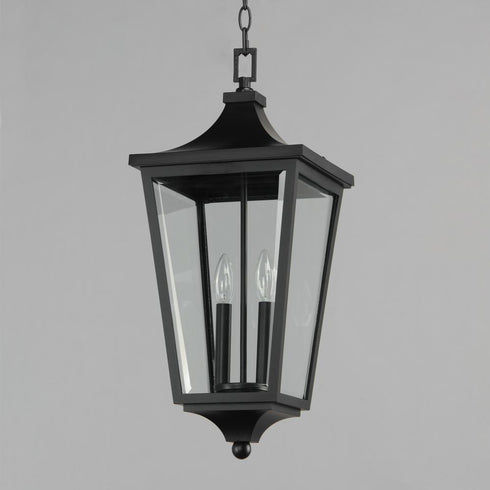 Maxim Sutton Place VX Outdoor Pendant in Black Finish Model: 40239CLBK