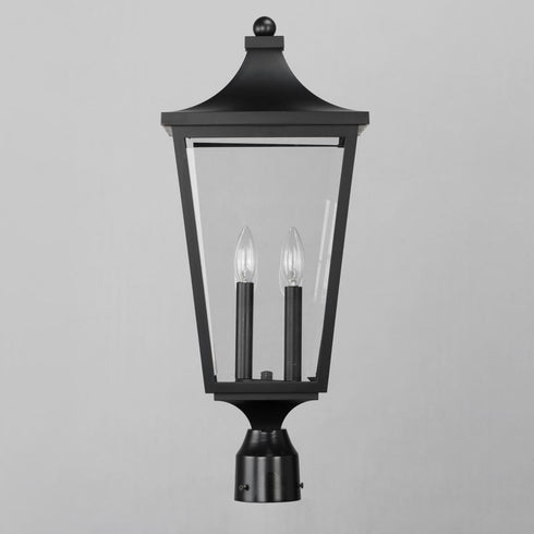 Maxim Sutton Place VX Outdoor Wall Mount in Black Finish Model: 40230CLBK