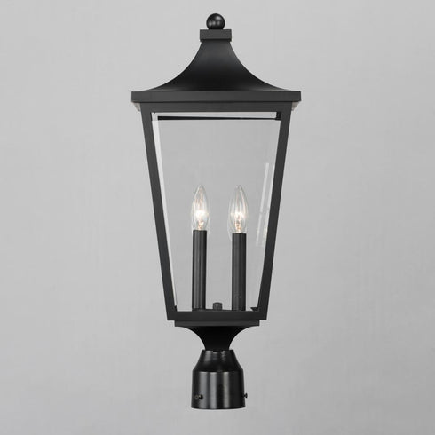 Maxim Sutton Place VX Outdoor Wall Mount in Black Finish Model: 40230CLBK