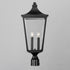 Maxim Sutton Place VX Outdoor Wall Mount in Black Finish Model: 40230CLBK