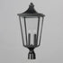 Maxim Sutton Place VX Outdoor Wall Mount in Black Finish Model: 40230CLBK