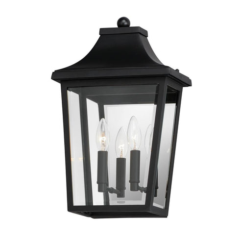 Maxim Sutton Place VX Outdoor Wall Mount in Black Finish Model: 40231CLBK