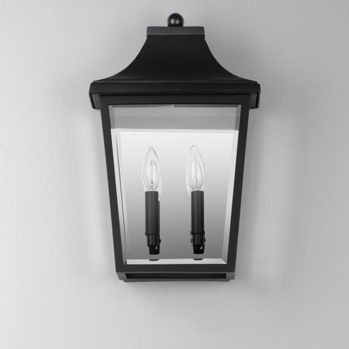 Maxim Sutton Place VX Outdoor Wall Mount in Black Finish Model: 40231CLBK