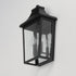 Maxim Sutton Place VX Outdoor Wall Mount in Black Finish Model: 40231CLBK