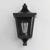Maxim Sutton Place VX Outdoor Wall Mount in Black Finish Model: 40232CLBK