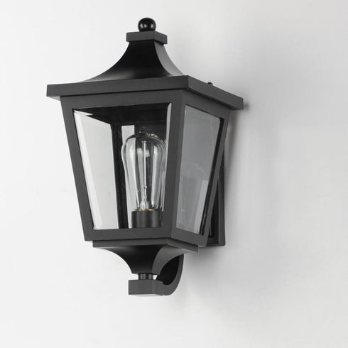 Maxim Sutton Place VX Outdoor Wall Mount in Black Finish Model: 40232CLBK