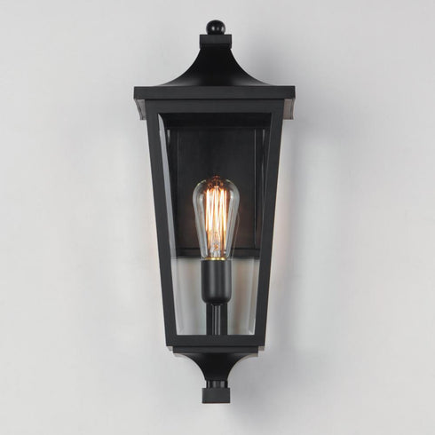 Maxim Sutton Place VX Outdoor Wall Mount in Black Finish Model: 40233CLBK