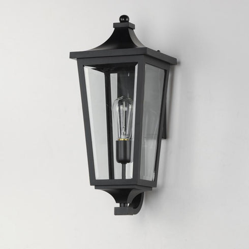 Maxim Sutton Place VX Outdoor Wall Mount in Black Finish Model: 40233CLBK