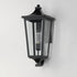 Maxim Sutton Place VX Outdoor Wall Mount in Black Finish Model: 40233CLBK