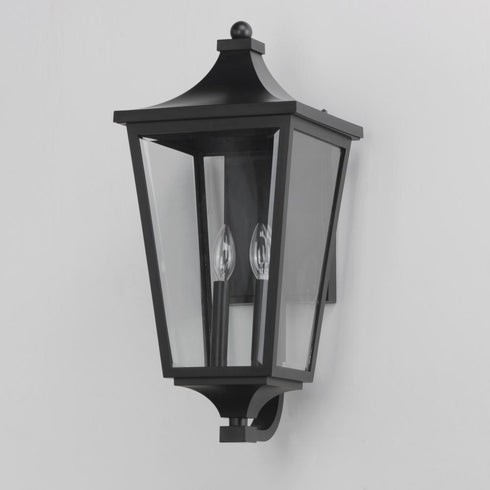 Maxim Sutton Place VX Outdoor Wall Mount in Black Finish Model: 40235CLBK