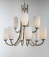 Maxim Taylor Chandelier in Satin Nickel Finish Model: 21657SWSN