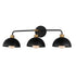 Maxim Thelonious Bath Vanity in Black / Natural Aged Brass Finish Model: 10023BKNAB