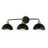 Maxim Thelonious Bath Vanity in Black / Natural Aged Brass Finish Model: 10023BKNAB