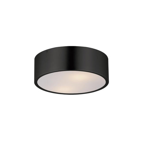 Maxim Tommy Flush Mount in Black Finish Model: 10494WTBK