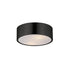 Maxim Tommy Flush Mount in Black Finish Model: 10494WTBK