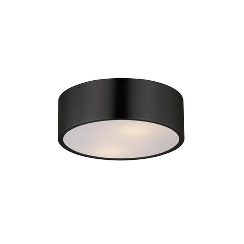 Maxim Tommy Flush Mount in Black Finish Model: 10494WTBK