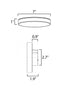 Maxim Trim - 0-10 V Trim 0 10 V Flush Mount in White Finish Model: 57883WTWT