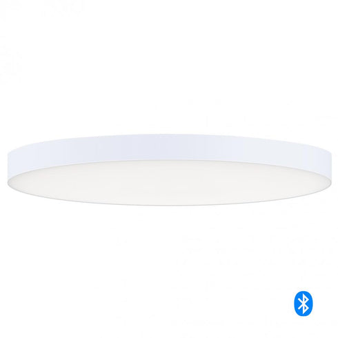 Maxim Tuner Flush Mount in White Finish Model: 67662WTWT