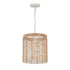 Maxim Vannerie Single Pendant in Ecru Finish Model: 22442NAEC