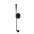 Maxim Vela Wall Sconce in Black Finish Model: 24811BK