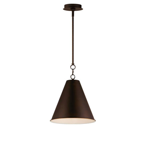 Maxim Veritas Single Pendant in Chestnut Bronze Finish Model: 15162CHB