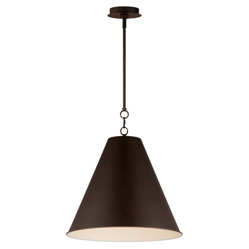 Maxim Veritas Single Pendant in Chestnut Bronze Finish Model: 15164CHB